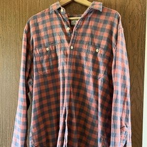 Pink and gray flannel